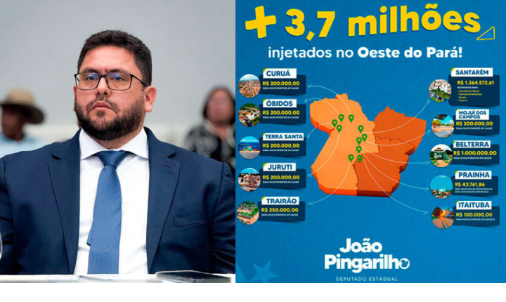 João Pingarilho apresenta prestação de contas do primeiro ano de mandato com foco no Oeste do Pará