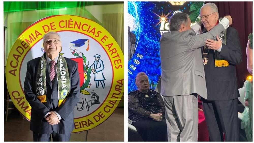 Santareno Vicente Malheiros recebe honraria nacional por legado jurídico e cultural