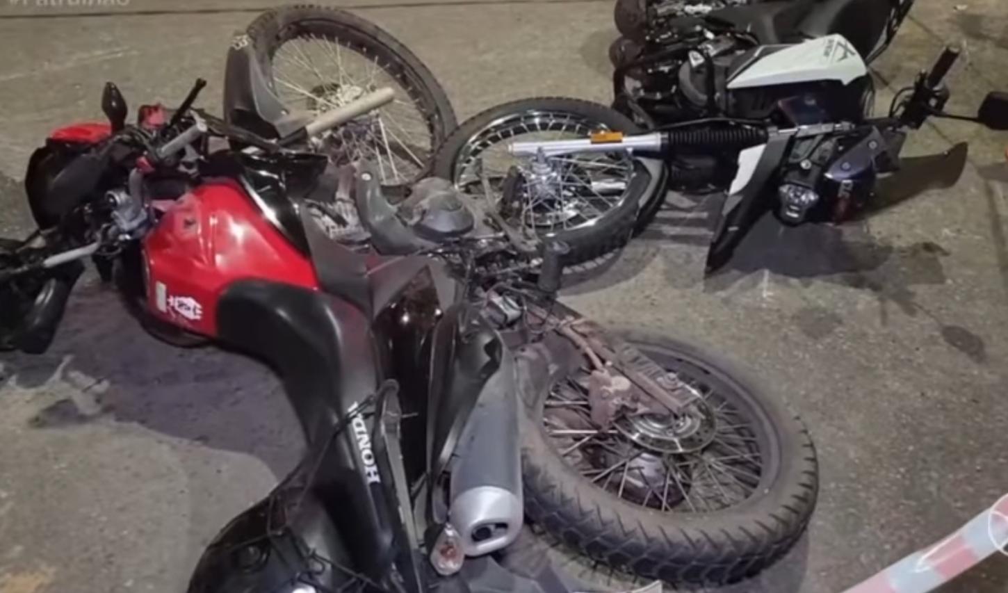 Um grave acidente envolvendo três motocicletas e um carro ceifou a vida de um homem no cruzamento da Avenida São Sebastião