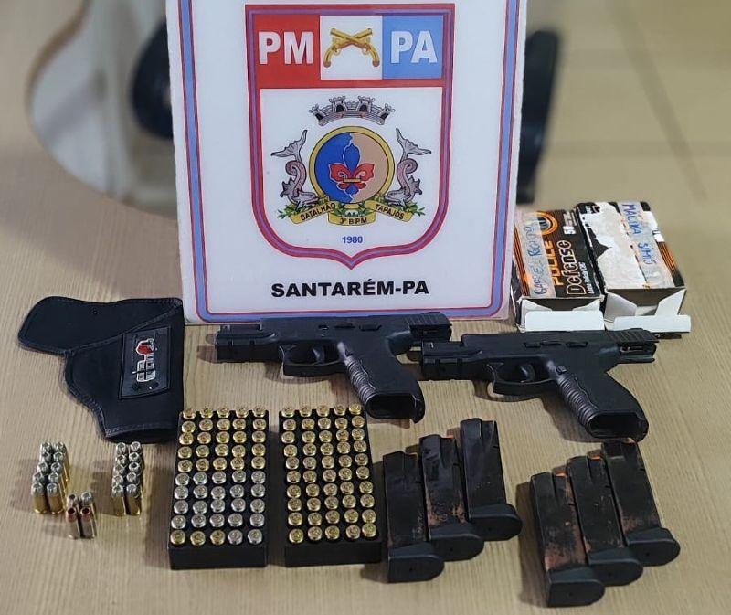 Armas do ICMBio são apreendidas após ameaças a mulher em Santarém