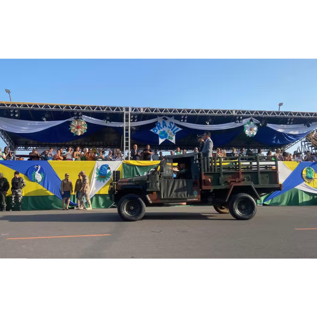 Desfile militar encerra Semana da Pátria 2025 em Santarém com civismo e emoção
