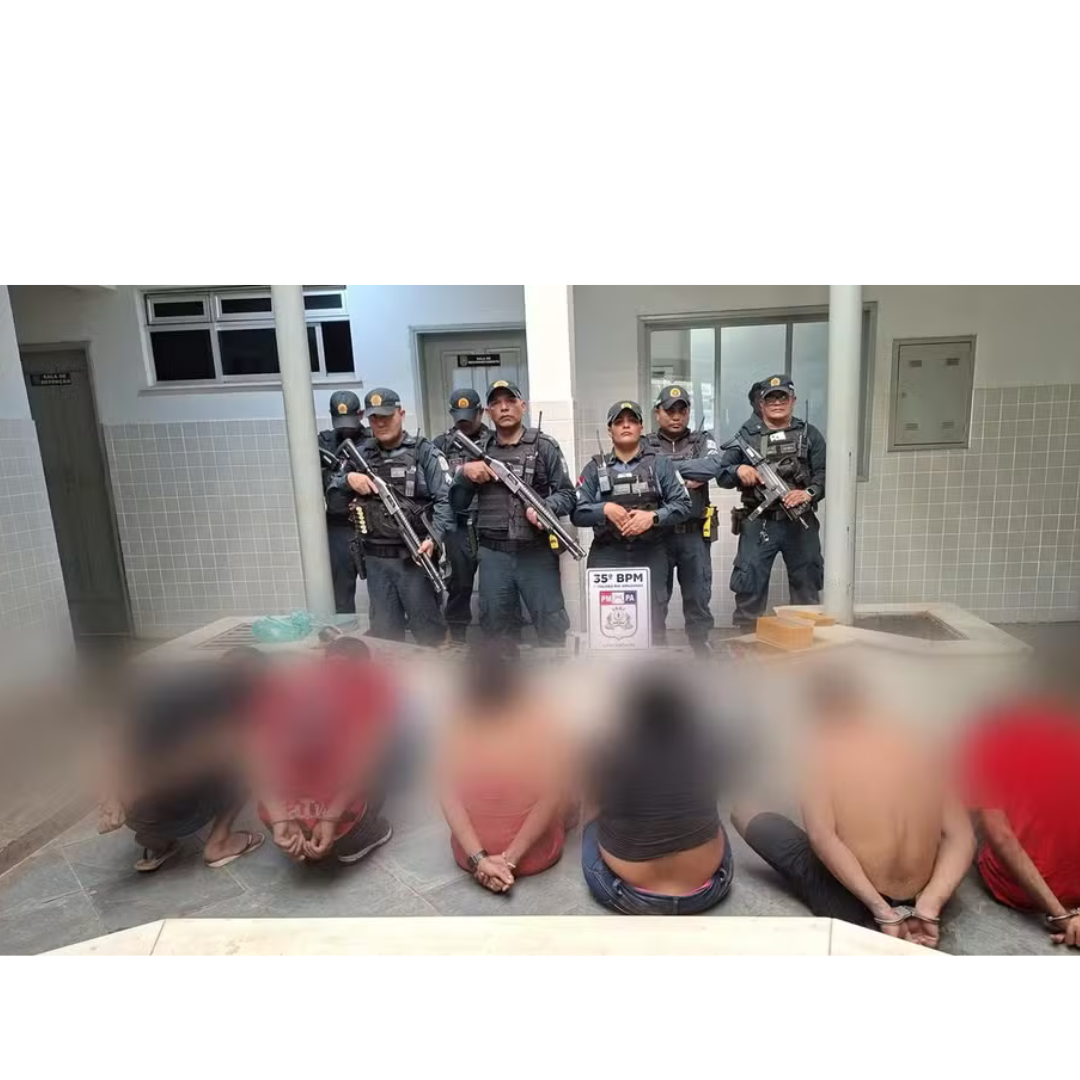 Operação do 35º BPM desarticula grupo envolvido em furto, tráfico e receptação em Santarém