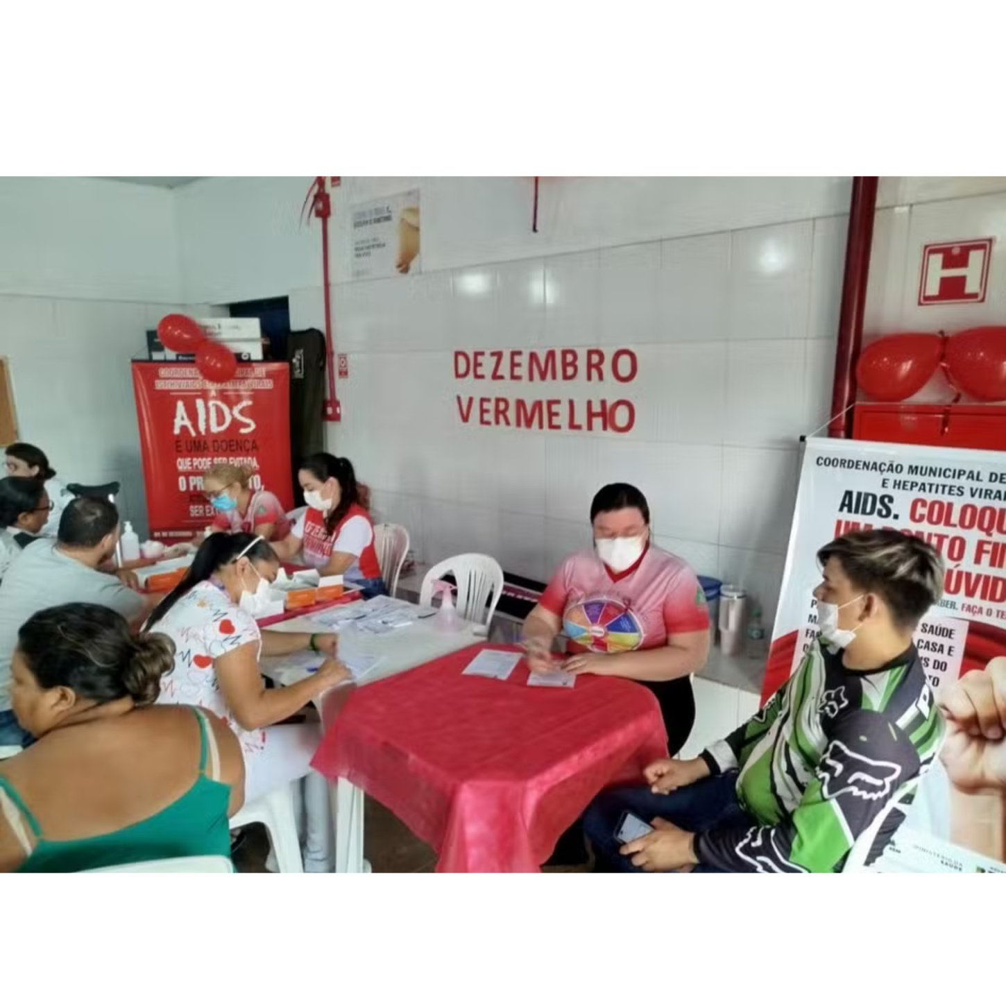 Santarém intensifica ações do Dezembro Vermelho com testagem, prevenção e mobilização comunitária