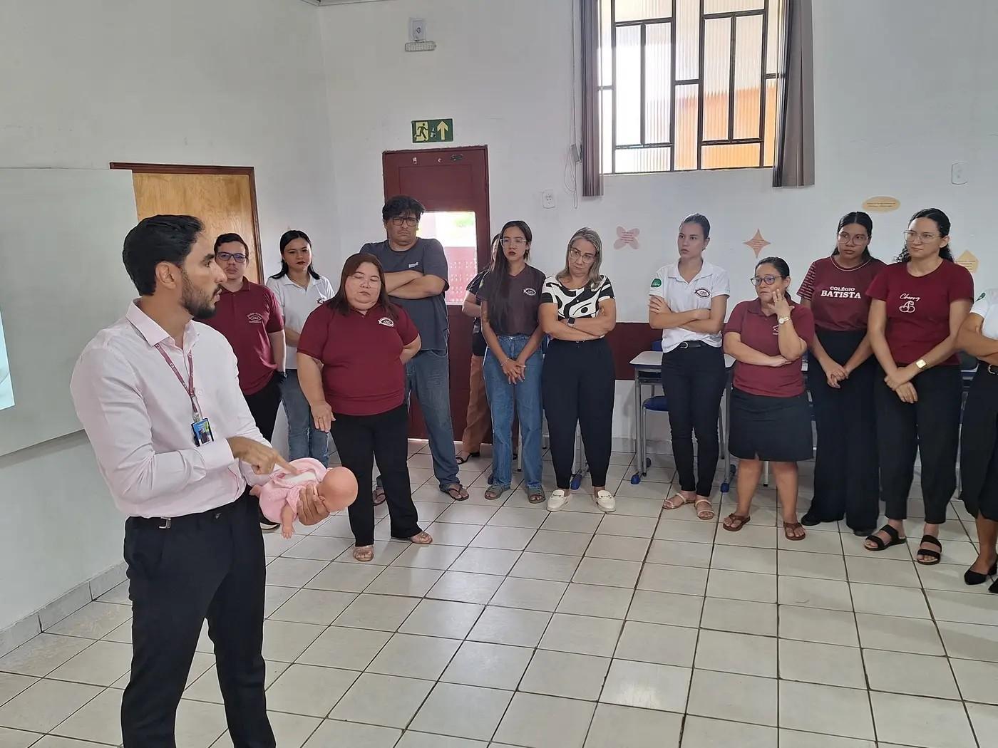 Professores de Santarém Aprimoram Técnicas de Primeiros Socorros no HRBA